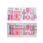Baby Care Classy Baby Grooming Kit With A Clear Pouch - Pink(Big)