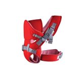 Baby Carrier Ergonomic Carrier With Hood Front & Back - Red