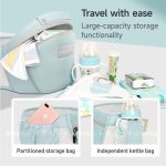 Baby Carrier Waist Stools Multifunctional Convertible Storage Bag- Green 0-36 Months
