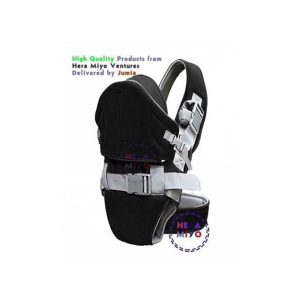 Baby Carrier With A Hood-Black.