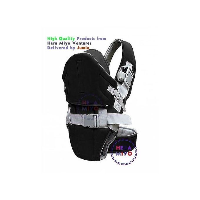 Baby Carrier With A Hood-Black.