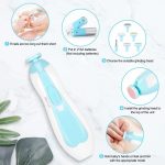 Baby Electric Nail Trimmer Multifunctional Fingernail Cutter Trimmer Set