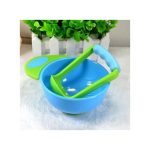 Baby food masher- blue / green