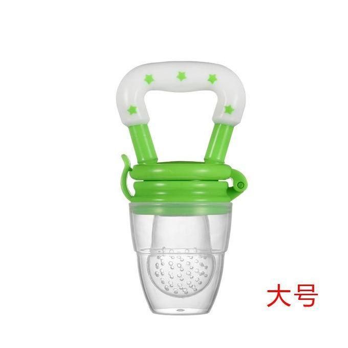 Baby Fruit Feeder/pacifier With Teether - Green
