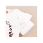 Baby Girls Outfit Set Letter Short Sleeves Bodysuit Polka Dot Shorts Headband