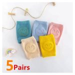 Baby Knee Pads Toddler Crawling Anti-Slip Solid Infant Boys Girls Elbow Pad
