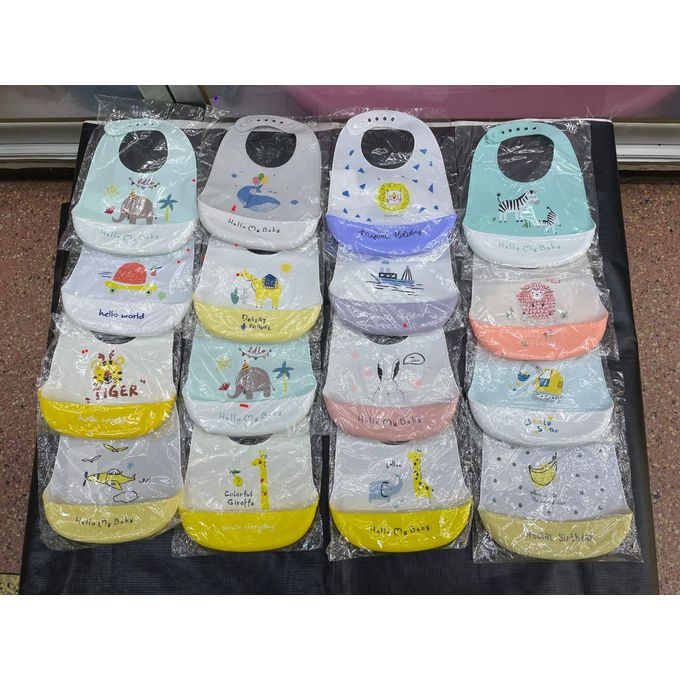 Baby Silicone Toddler Bibs/ Baby Feeding Bibs