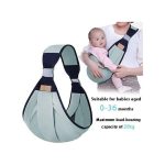 Baby Sling Carrier Multifunctional Wrap For Babies-Green