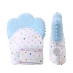 Baby teether Teething gloves 2 Pieces Baby mitten Teething mitten glove toy a pair
