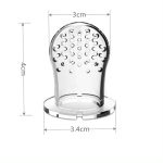 Baby Vegetable And Fruit Bite Bag, Food Aid For Toothless Babies To Eat Fruits, Silicone Bite Bag, Safe And Reassuring