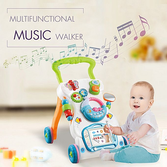 Baby Walker Music Trolley Multifunctional Baby Walker Toys
