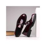 Banagat Men Formal Corporate Italian Oxfords Official Loafers Slip-ons Shoes Wine Red