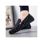 Banagat Men's Italian Casual Flat Business Loafers & Slip-ons Corporate Official Shoes Black