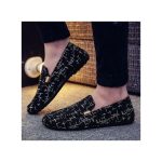 Banagat Men's Italian Casual Flat Business Loafers & Slip-ons Corporate Official Shoes Black