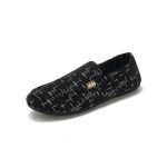 Banagat Men's Italian Casual Flat Business Loafers & Slip-ons Corporate Official Shoes Black