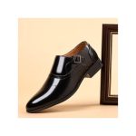 Banagat Men's Oxfords Official Corporate Shoes Italian Business Loafer Black