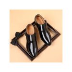 Banagat Men's Oxfords Official Corporate Shoes Italian Business Loafer Black