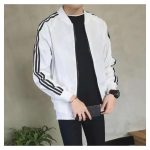 Baseball Jacket Thin Unisex Loose Solid Color Version Student Uniform Top Sportswear Couple Outfit