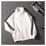Baseball Jacket Thin Unisex Loose Solid Color Version Student Uniform Top Sportswear Couple Outfit