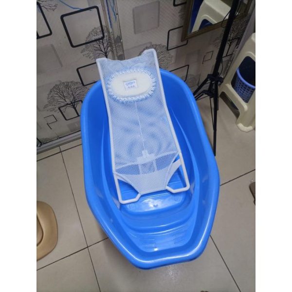 BASIN AND BATHNET -BLUE AND BLUE