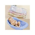 BASIN AND BATHNET WHITE AND PINK