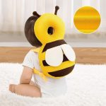 Bee-Shape Baby Head Protector Backpack: Alarm Function, Adjustable and Ultra-Light