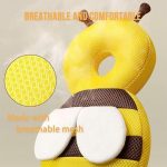 Bee-Shape Baby Head Protector Backpack: Alarm Function, Adjustable and Ultra-Light
