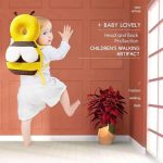 Bee-Shape Baby Head Protector Backpack: Alarm Function, Adjustable and Ultra-Light