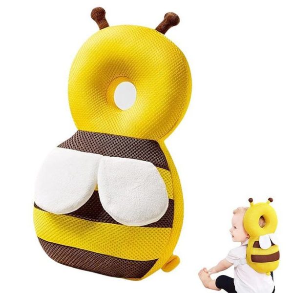 Bee-Shape Baby Head Protector Backpack: Alarm Function, Adjustable and Ultra-Light