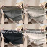 Berrykey 4Pcs Men's Underwear Breathable Comfortable Stretch Cotton Boxer Briefs