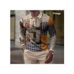 Berrykey Men's Casual Polos Long Sleeve Shirt