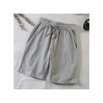 Berrykey Mens Elastic Side Pocket Cargo Shorts Nicker Sweat Pants