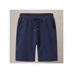 Berrykey Mens Elastic Side Pocket Cargo Shorts Nicker Sweat Pants