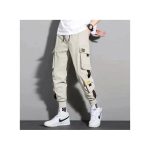 Berrykey Overalls Men's Ankle Pants Loose Large Size Casual Trouser Wear-Resistant Work Pants