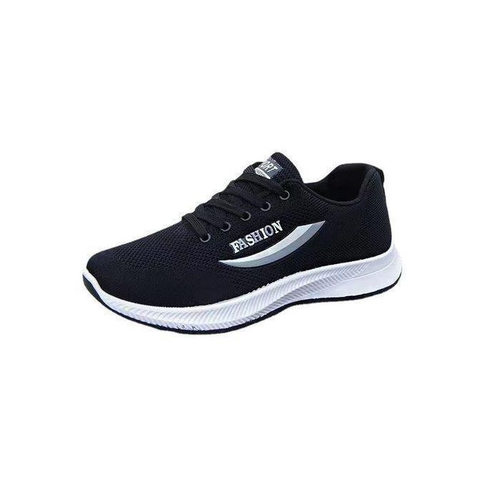 BLWOENS Men's Casual Sneakers Sneakers Men's Shoes-Black/White