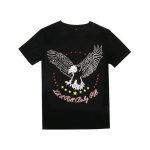 BLWOENS T Shirts For Women Graphic Tees T-Shirts Cute Fit Tshirts -Black