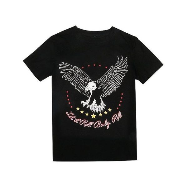 BLWOENS T Shirts For Women Graphic Tees T-Shirts Cute Fit Tshirts -Black