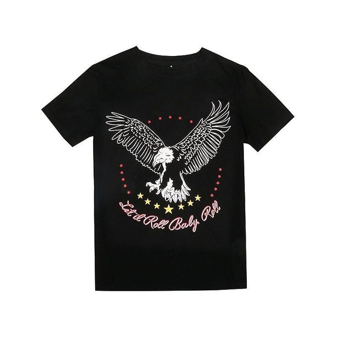 BLWOENS T Shirts For Women Graphic Tees T-Shirts Cute Fit Tshirts -Black