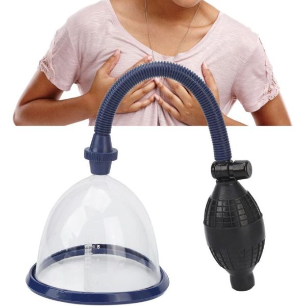 Breast Enlargement Vacuum Pump Female Nipples Suction Cup Enhancement Pumping Sucker Cups Reduce Sagging, Manual Cupping