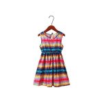 camiwind Children Girls' Summer Breathable Sleeveless Dresses-Stars