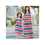 camiwind Children Girls' Summer Breathable Sleeveless Dresses-Stars