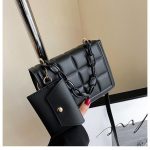 Casual Simple Handbag New Trend Shoulder Bag Chain Small Square Handbag & Purse