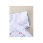 Catpapa 0-12Months Baby Girl 2pcs Flower Print Bodysuit + Mesh Skirt