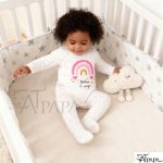 Catpapa 0-12Months Baby Girls Letter Print Bodysuit