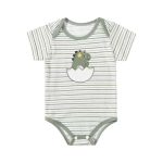 Catpapa 0-18Months Baby Boys Cartoon Print Bodysuit