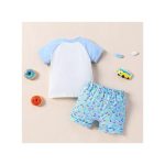 Catpapa 0-18Months Baby Boys Short Sleeve Tees With Shorts