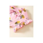 Catpapa 0-18Months Baby Girls Bodysuit With Shorts And Headband