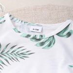 Catpapa 0-2 years baby green short-sleeved two-piece set, suitable for parties, outdoor activities, comfortable and cool, easy to clean