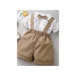 Catpapa 0-24 Months Baby Boy Animal Print Shirt +Starp Pants 2PCS