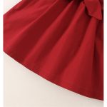 Catpapa 0-2Years Baby Girls Long Sleeve Dress Solid Color